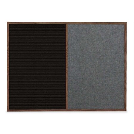 United Visual Products Slim Style Indoor Enclosed Radius Corkbo UVRDS48SB-GOLD-COBACC